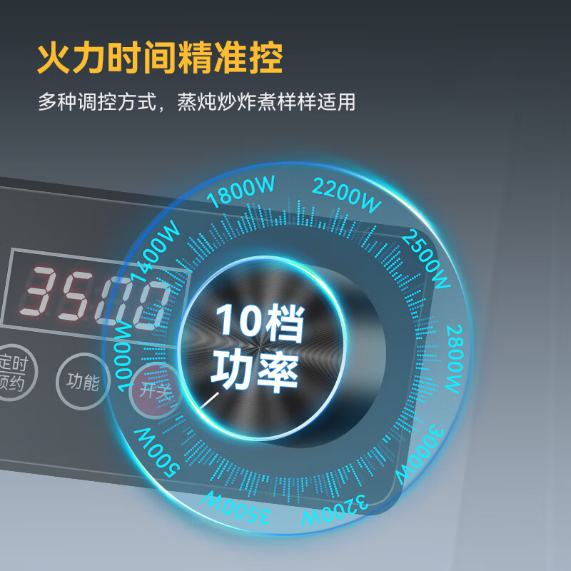 吕氏贵宾会商用多头电磁炉旗舰款八头柜式煲仔炉3.5KW